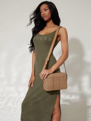 CARTERA CROSSBODY GUESS ZADORA MOCHA - 2