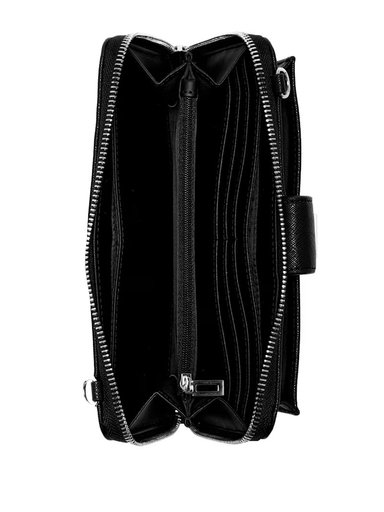 CROSSBODY GUESS CONWAY G LOGO MINI PHONE NEGRO DORADO - 3
