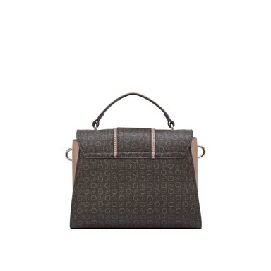 BOLSO CARTERA GUESS EMBERLY - MARRON LOGO - 4