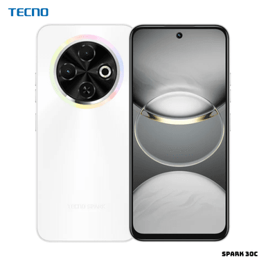 CELULAR TECNO SPARK 30C 256GB ROM 4GB RAM 50 MP 6.67" ORBIT WHITE
