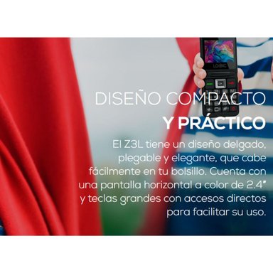 CELULAR BASICO LOGIC Z3L 4G DUAL SIM NEGRO - 5