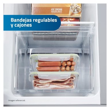 REFRIGERADORA INDURAMA 428 L SIDE BY SIDE NEGRO RI-769N - 6