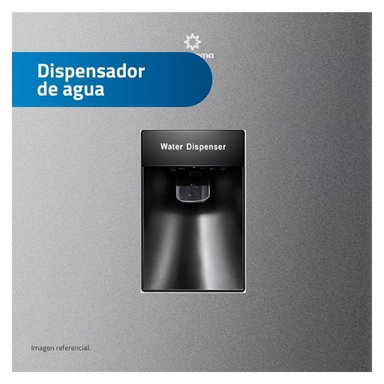 REFRIGERADORA INDURAMA 177 L CON DISP DE AGUA PLATEADO RI-289D - 5