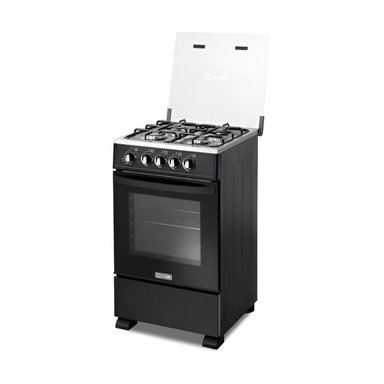 COCINA DE PIE MIRAY A GAS 4 HORNILLAS NEGRO - IRIS PLUS GLP - 2