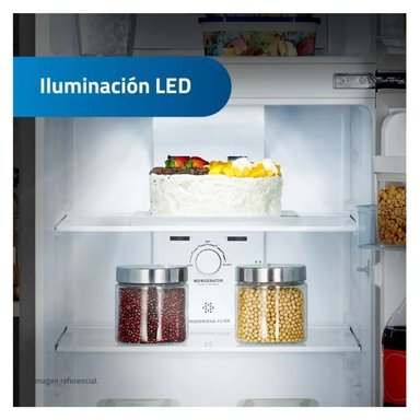 REFRIGERADORA INDURAMA 324 L TOP FREEZER PLATEADO CON DISP - RI-439DI - 5
