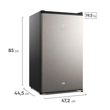 FRIGOBAR ELECTROLUX 90 L PLATEADO - ERD090G2HWG - 6