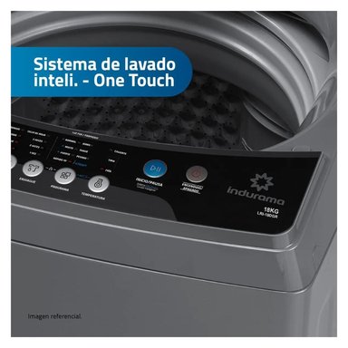 LAVADORA INDURAMA 18 KG CARGA SUPERIOR GRIS OSCURO - LRI-18DGR - 6