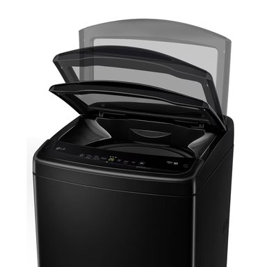 LAVADORA LG TURBODRUM 19 KG CARGA SUPERIOR ONYX NEGRO - WT19OBVTB - 4