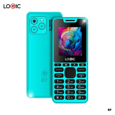 CELULAR BASICO LOGIC B7 2G DUAL SIM - TURQUESA