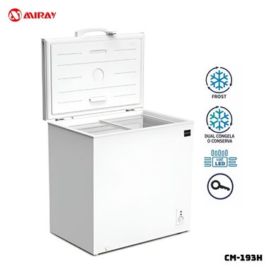 CONGELADOR MIRAY 199 L BLANCO CROMA - CM-193H