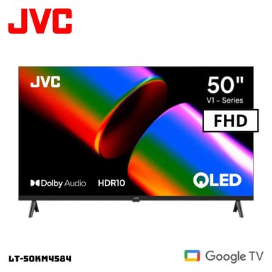 TELEVISOR JVC 50 QLED SMART TV GOOGLE TV FHD - LT-50KM4584 - 1
