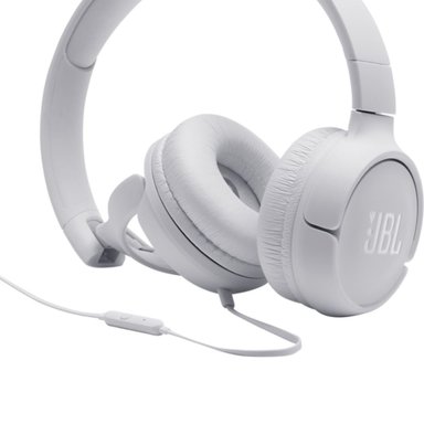 AUDIFONOS ALAMBRICOS JBL TUNE 500 PURE BASS - BLANCO - 5