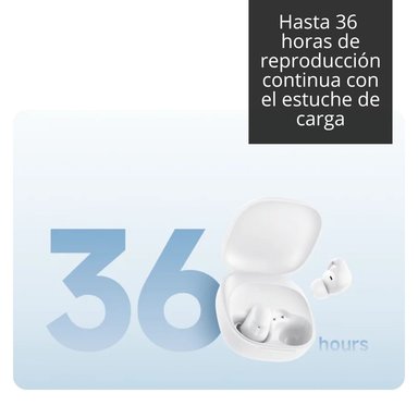 AUDIFONOS BLUETOOTH XIAOMI REDMI BUDS 6 PLAY - BLANCO - 5