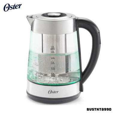 HERVIDOR ELECTRICO OSTER DE VIDRIO 1.7 L CON CONTROL DE TEMPERATURA - BVSTKT8990 - 1