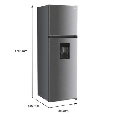 REFRIGERADORA OSTER 331 L CON DISP DE AGUA GRIS INOX - OS-PNF21302VDI - 2