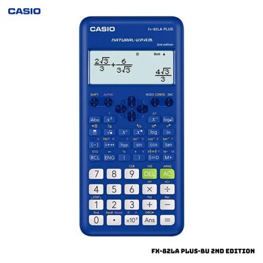 CALCULADORA CIENTIFICA CASIO FX-82LA PLUS-BU 2ND EDITION - AZUL - 1