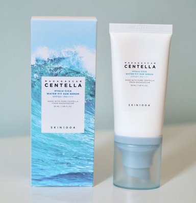 BLOQUEADOR FACIAL SKIN1004 PROTECTOR SOLAR HIDRATANTE CENTELLA HYALU CICA SILKA FIT SUN SERUM SPF 50+ 50 ML - 5