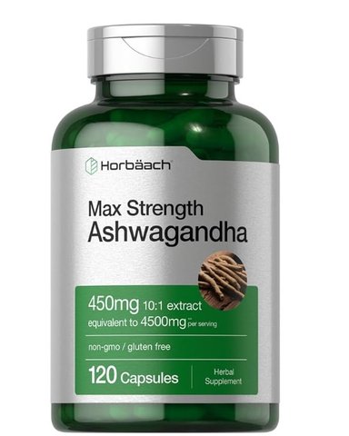 ASHWAGANDHA 450 MG 10:1 EXTRACT 120 CAPSULAS – HORBAACH
