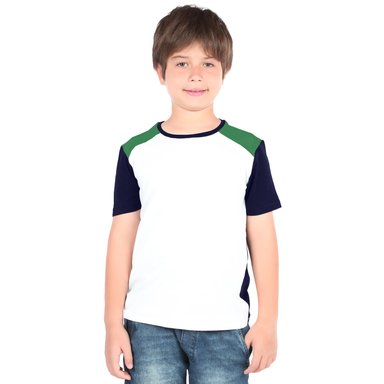 POLO MANGA CORTA NIÑO SWISS LORD BLANCO PATCH