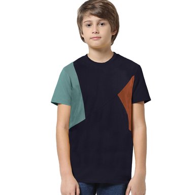 POLO MANGA CORTA NIÑO SWISS LORD AZUL PATCH BLUE