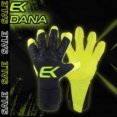 GUANTES ELITEKEEPERS VERDE MANZANA ARQUERO GAMA PROFESIONAL DANA