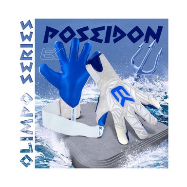 GUANTES ELITEKEEPERS AZUL ARQUERO GAMA PROFESIONAL POSEIDÓN