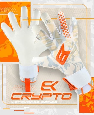 GUANTES ELITEKEEPERS CREMA ARQUERO GAMA PROFESIONAL CRYPTO