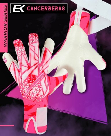 GUANTES ELITEKEEPERS ROSADO ARQUERO GAMA PROFESIONAL CANCERBERAS