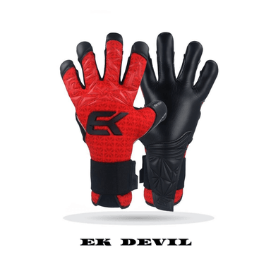 GUANTES ELITEKEEPERS ROJO ARQUERO GAMA PROFESIONAL DEVIL