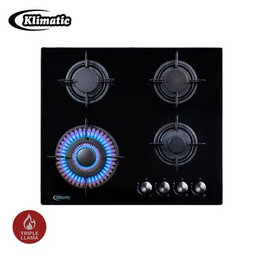 COCINA EMPOTRABLE A GAS KLIMATIC NINA 60 4HORNILLAS - 1