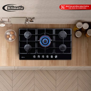 COCINA EMPOTRABLE A GAS KLIMATIC TREVI 90 TREVI90 5HORNILLAS - 4