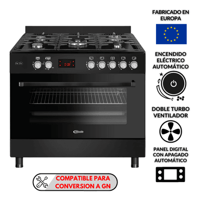 COCINA A GAS GLP/GN KLIMATIC 5 HORNILLAS ACCENT - 2
