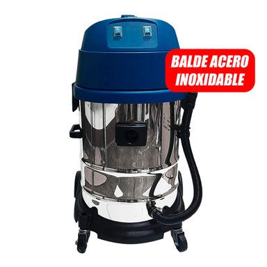 ASPIRADORA DONGCHENG INDUSTRIAL CARWASH POLVO Y AGUA 2300W 60 LITROS 2 MOTORES DVC60 - 4