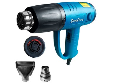 PISTOLA DE CALOR DONGCHENG AIRE CALIENTE DQB2000 2000 WATTS 50-600°C DOBLA TUBOS