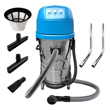 ASPIRADORA DONGCHENG INDUSTRIAL POLVO Y AGUA 3200W 80 LITROS 3 MOTORES DVC80