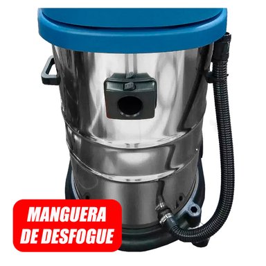 ASPIRADORA DONGCHENG INDUSTRIAL POLVO Y AGUA 3200W 80 LITROS 3 MOTORES DVC80 - 3