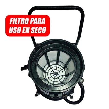 ASPIRADORA DONGCHENG INDUSTRIAL POLVO Y AGUA 3200W 80 LITROS 3 MOTORES DVC80 - 4