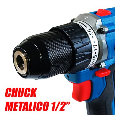 TALADRO DONGCHENG DCJZ2060IEM ATORNILLADOR PERCUTOR INALAMBRICO 1/2' 20V 60NM 2BAT X 4AH BRUSHLESS - 5