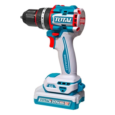 TALADRO TOTAL TOOLS TIDLI20668 ATORNILLADOR PERCUTOR INDUSTRIAL 1/2" TOTAL 20V 66NM 2BAT X 2AH BRUSHLESS + ACCESORIOS - 2
