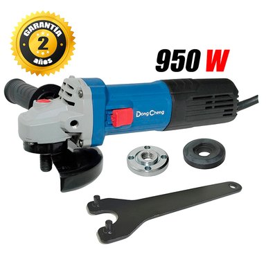 AMOLADORA ESMERIL ANGULAR INDUSTRIAL 4.5" DONGCHENG DSM03-115S 950W 11800RPM