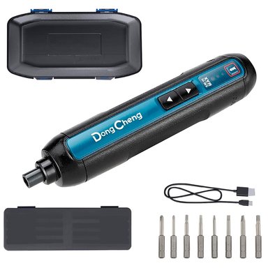 ATORNILLADOR INALAMBRICO INDUSTRIAL 1/4' DONGCHENG DCPL04-5E 4V 5NM 2AH