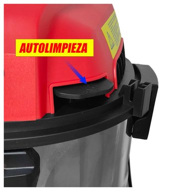 ASPIRADORA SOPLADORA INDUSTRIAL DE POLVO Y AGUA RANKOR RVC150001 1500W 30 LITROS - 6