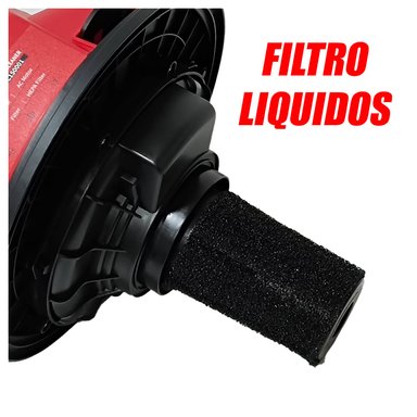 ASPIRADORA SOPLADORA INDUSTRIAL DE POLVO Y AGUA RANKOR RVC150001 1500W 30 LITROS - 9