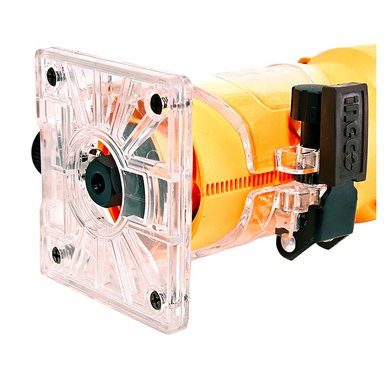 RUTEADORA FRESADORA TUPI DE MANO 6MM ¼″ PROFESIONAL INGCO PLM6001 600W 34500RPM + 12 FRESAS - 6
