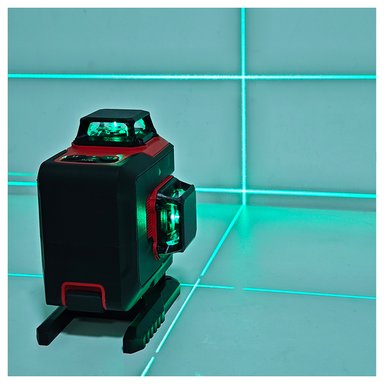 NIVEL LASER 4D VERDE INDUSTRIAL RANKOR RLG16002 16 LINEAS - 4