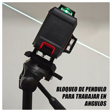 NIVEL LASER 4D VERDE INDUSTRIAL RANKOR RLG16002 16 LINEAS - 5
