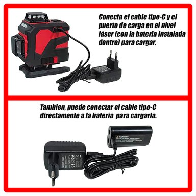 NIVEL LASER 4D VERDE INDUSTRIAL RANKOR RLG16002 16 LINEAS - 6