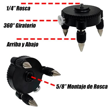 NIVEL LASER 4D VERDE INDUSTRIAL RANKOR RLG16002 16 LINEAS - 7