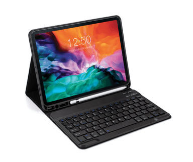 CASE CON TECLADO IPAD 5TA 6TA GEN. PRO AIR 2 OEM 9.7" BLUETOOTH NEGRO - 1