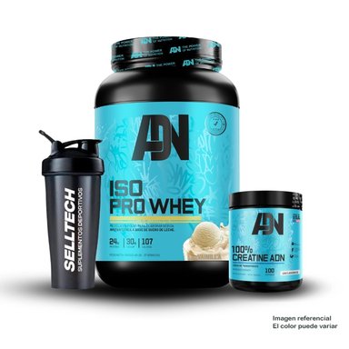 Pack Adn 100 Whey Pro 1.1kg Vainilla+Creatina 250gr